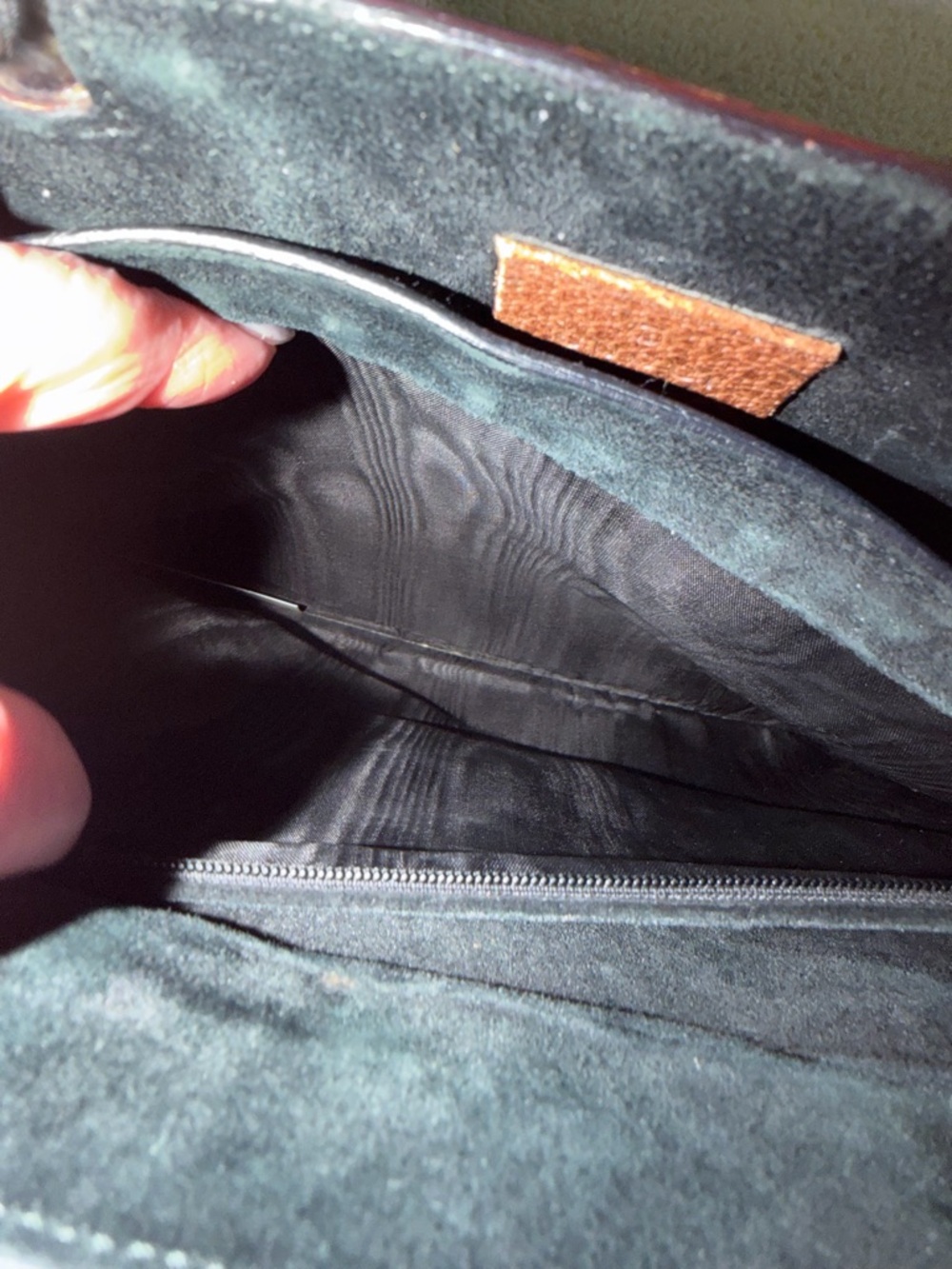 Gucci Brown Leather Tote with Black Bamboo-Style Handles - Picture 6 of 6